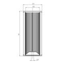 FILTREC Hydraulikfilterelement (Rücklauffilter) E713G10 Zeichnung