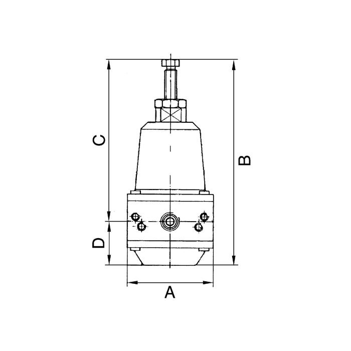 RIEGLER Präzisionsdruckregler o. Mano, buntmetallfrei, G 1/4, 0,1 - 2 bar_1