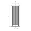 FILTREC Filterelement für SF-Filter HY24086 Zeichnung