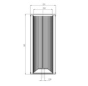 FILTREC Filterelement für SF-Filter HY24092 Zeichnung