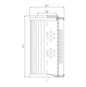 FILTREC Filterelement für Rücklauffilter R292G10 Zeichnung