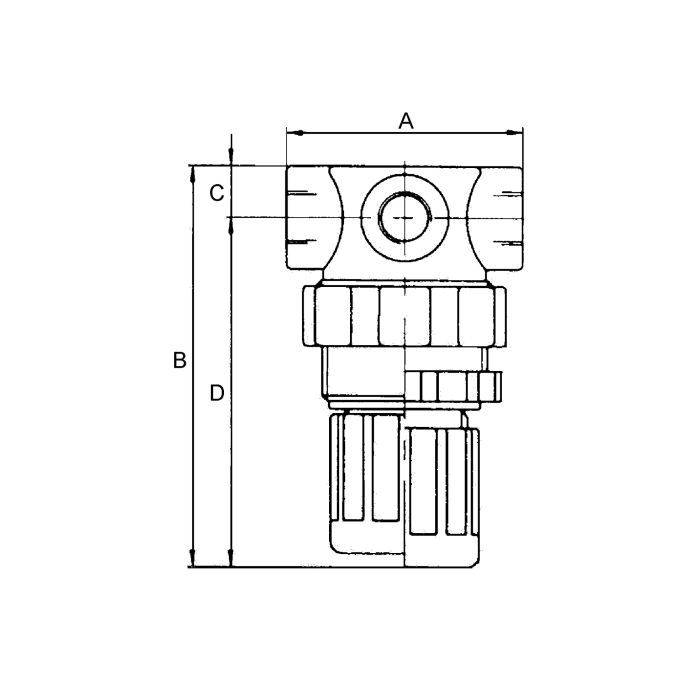 RIEGLER Druckbegrenzungsventil, inkl. Manometer, G 1/4, 0,15 - 7,0 bar_3