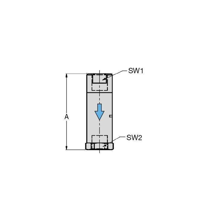 RIEGLER Inline Druckregler, 2 x IG, mit Sekundärentlüftung, G 1/4, 5 bar_1