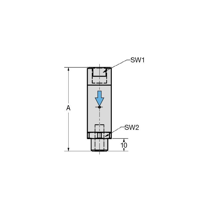 RIEGLER Inline Druckregler, IG/AG, mit Sekundärentlüftung, G 1/4, 5 bar_1