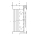 FILTREC Hydraulikfilterelement WT1717 Zeichnung