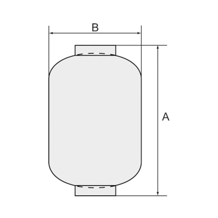 RIEGLER Druckluftbehälter 5 Liter, 2 x G 1/2 IG_1