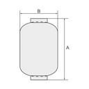 RIEGLER Druckluftbehälter 7 Liter, 2 x G 1/2 IG_1