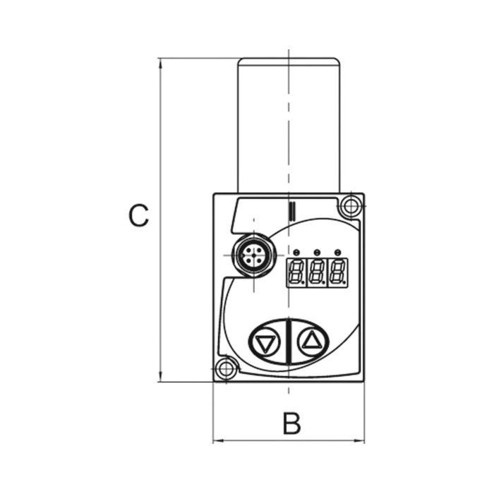 RIEGLER Proportional-Regelventil »sentronic D«, 24 V DC, G 1/4, DN 4_1