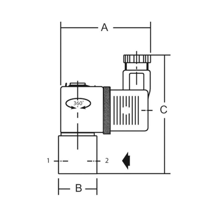 RIEGLER Proportional-Regelventil »posiflow«, 24 V DC, NC, G 3/8, DN 7,1_1