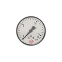 RIEGLER Standardmanometer, Stahlblechgeh., G 1/4 hinten, 0-40,0 bar, Ø 63_1