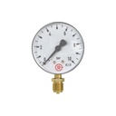 RIEGLER Standardmanometer, Kunststoffgeh., G 1/2 unten, 0-25,0 bar, Ø 80_1