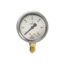 RIEGLER Glyzerinmanometer, CrNi-Stahl, G 1/4 unten, 0 - 60,0 bar, Ø 63_1