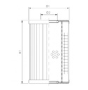 FILTREC Filterelement für SF-Filter HY27280W Zeichnung