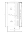 FILTREC Filterelement für SF-Filter HY11582 Zeichnung