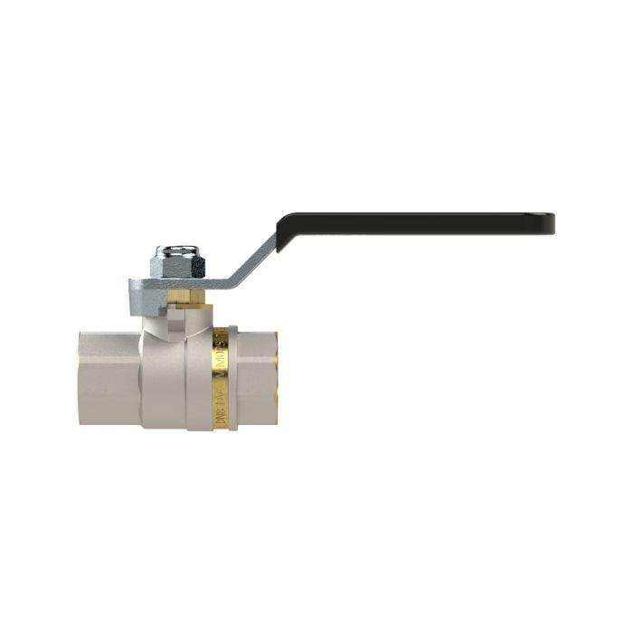 RIEGLER Kugelhahn Standardausf., schwarzer Hebel, IG/IG, MS vern., G 3/8_2