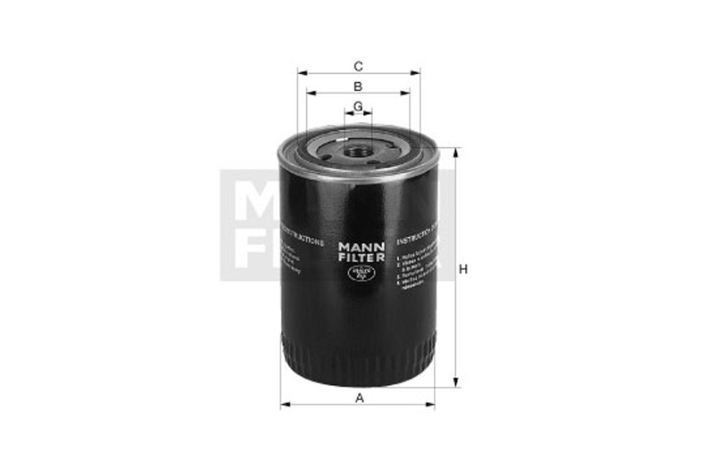 Mann Filter Oil filter W 940/18
