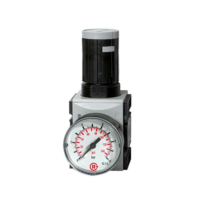 RIEGLER Präzisionsdruckregler »FUTURA«, mit Mano, BG 1, G 3/8, 0,5-10 bar