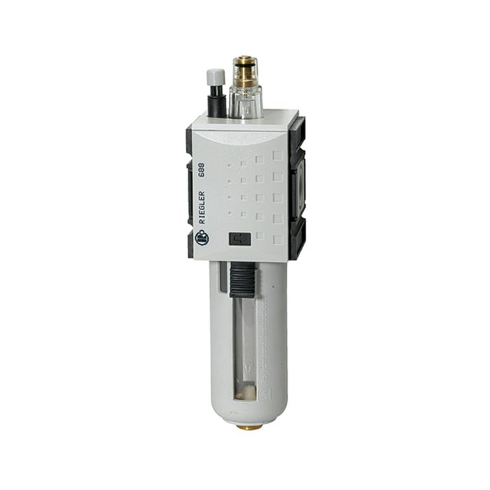 RIEGLER Nebelöler »FUTURA«, Polycarbonatbehälter, Schutzkorb, BG 1, G 3/8