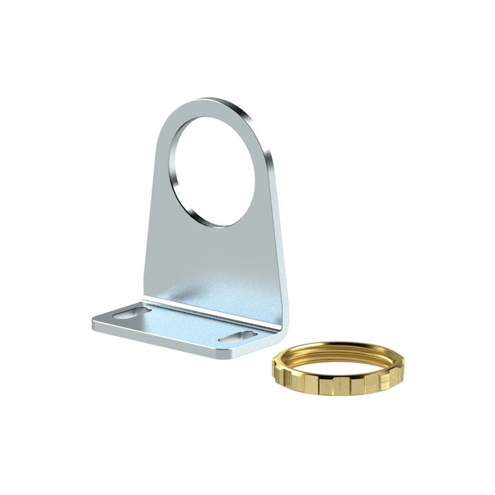 RIEGLER Mounting bracket with nut M30x1.5