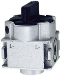 RIEGLER Ball valve 3/2-way »multifix-mini«, lockable, Size 0, G 1/4