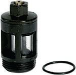 RIEGLER Drip cap made of metal, for mist oiler »variobloc«, Size 1