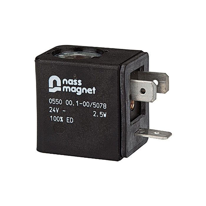 RIEGLER Solenoid coil 24 V DC, for switch valve (3/2-way valve)
