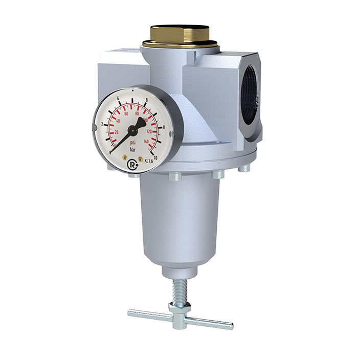 RIEGLER Pressure regulator »Standard«, Size 4, G 1 1/4, 0.1 - 3 bar