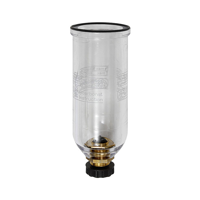 RIEGLER Polycarbonatbehälter, für Filterregler/Filter »Standard«, BG 1