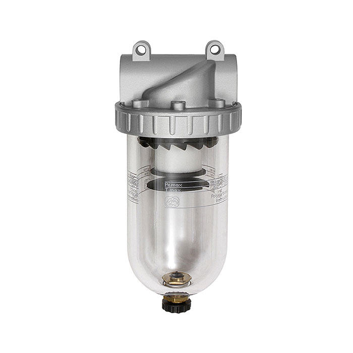 RIEGLER Filter »Standard« Polycarbonate container, 40 µm, Size 4, G 1 1/4