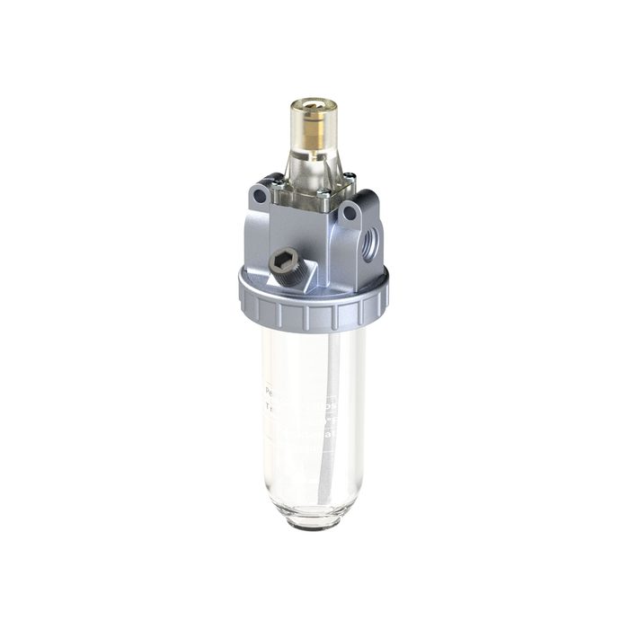 RIEGLER Mist oiler »Standard« with polycarbonate container, Size 1, G 3/8
