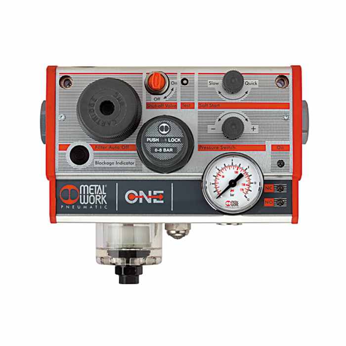 RIEGLER Service unit »ONE« with pressure switch, G 1/2