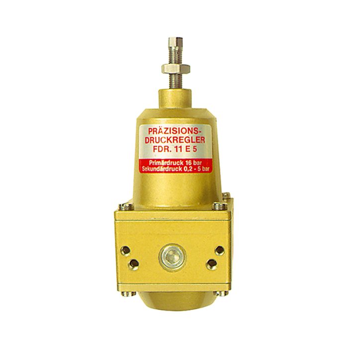 RIEGLER Präzisionsdruckregler o. Mano, buntmetallfrei, G 1/4, 0,1 - 2 bar