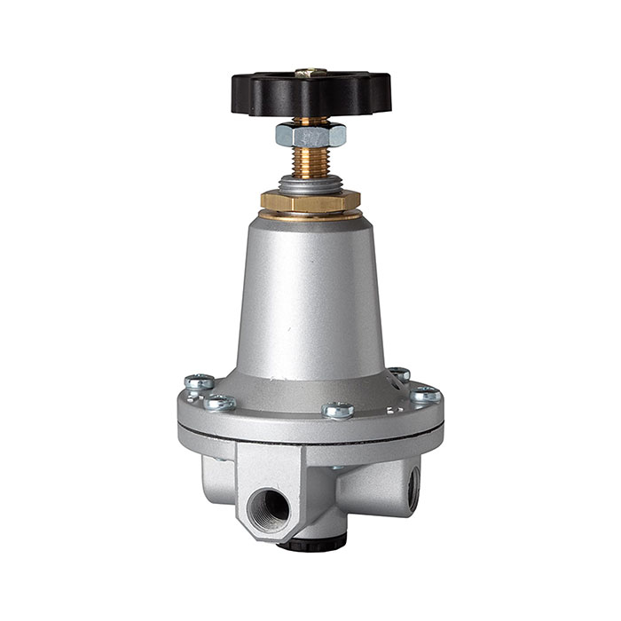 RIEGLER Precision pressure regulator, G 1/4, Control range 0.2 - 6 bar
