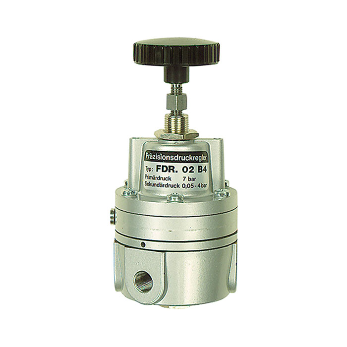RIEGLER Precision pressure regulator, G 1/4, Control range 0.05 - 2 bar