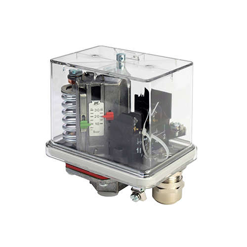 TIVAL Pressure switch FF 4-4 GL DAH 0.22 - 4 bar 3/8" Silumin