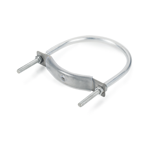 AIRpipe fastening clip, DN50 (carbon steel) 