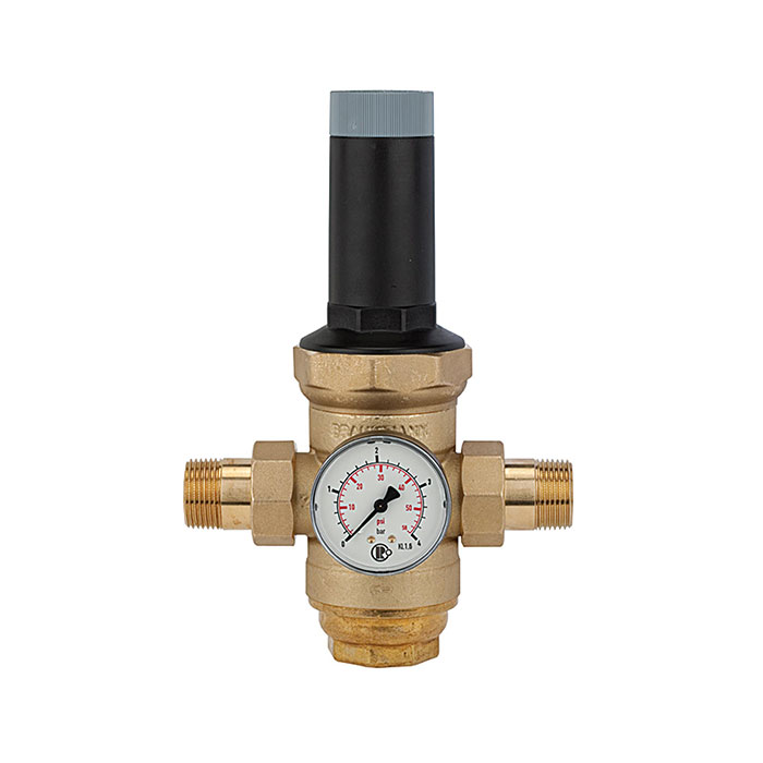 RIEGLER Pressure regulator, potable water, DVGW not nec., R 3/4, 0.5-2bar