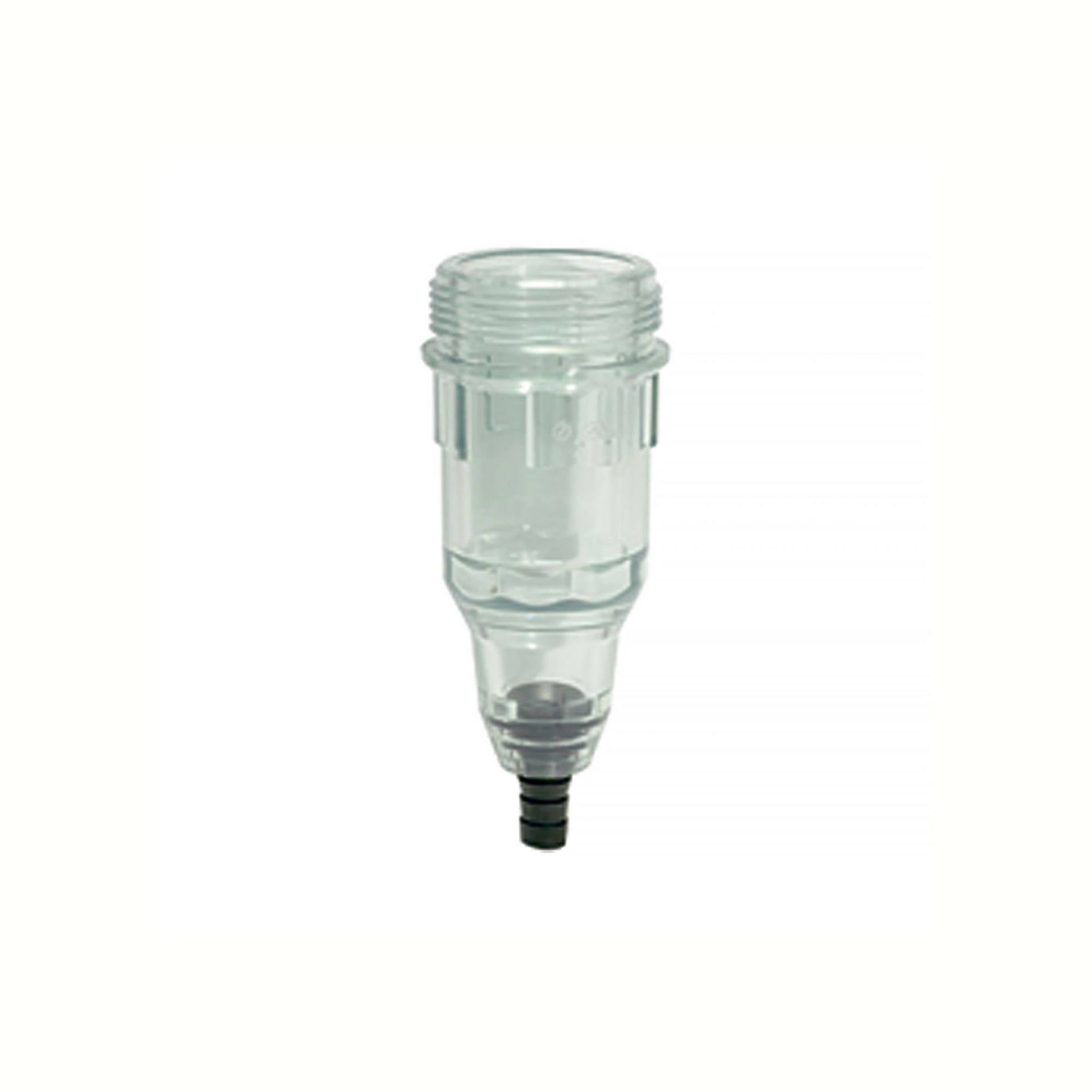 RIEGLER Plastic container, for back flush filter, R 3/4, R 1 and R 1 1/4