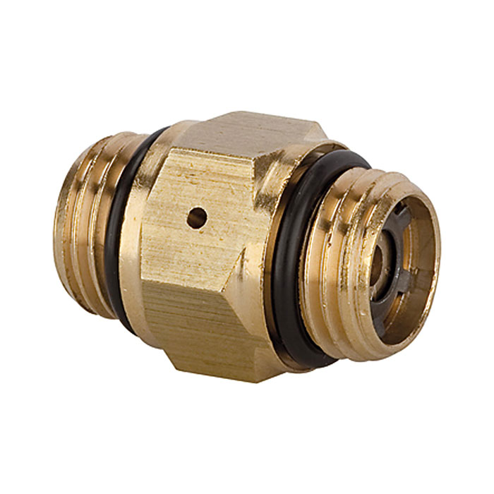 RIEGLER Mini pressure regulator, G 1/4 ET/ET, pre-set 4 bar