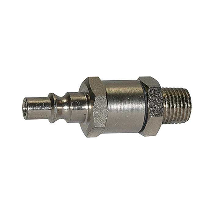 RIEGLER Inline-filter »filter plug«, R 1/4, nickel-plated steel, 40 µm