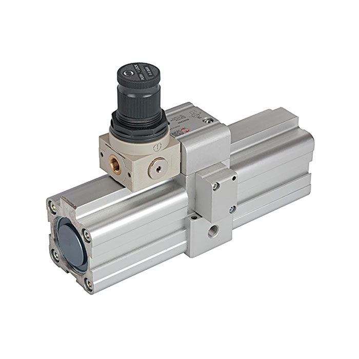 RIEGLER Double piston pressure multiplier (booster) with controller, G1/8