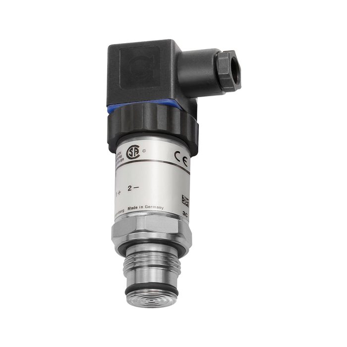 RIEGLER Electr. pressure transducer, 0 - 0.4 bar, G 1, CrNi steel 1.4571