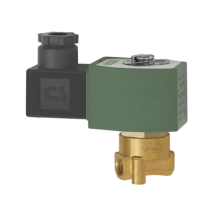 RIEGLER 2/2-way solenoid valve, NC, directly operated, 230 V, 50 - 60 Hz