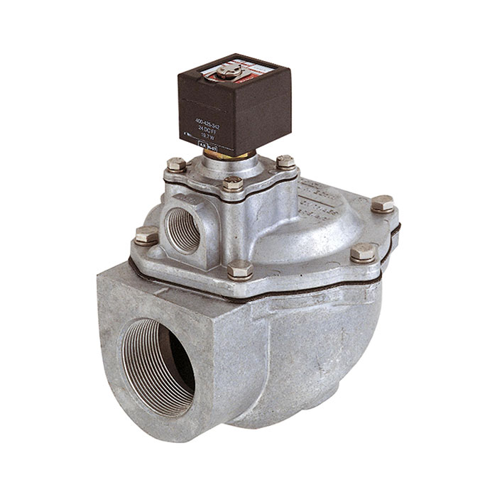 RIEGLER Pulse diaphragm valve, NC, 24 V DC internal pre-control, G 2 1/2