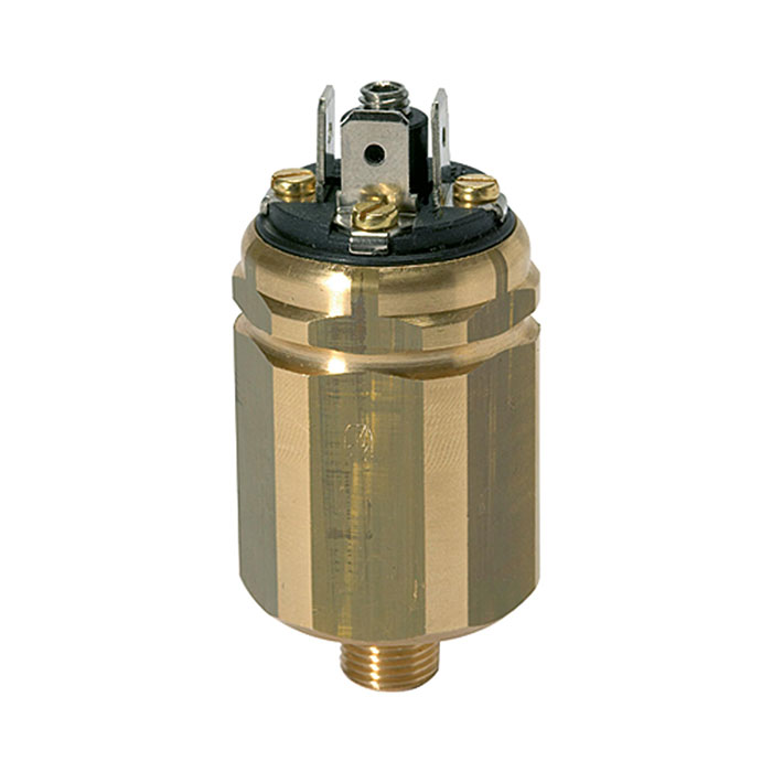 RIEGLER Vacuum pressure switch, Brass, G 1/8, Setting range 20 - 800 mbar