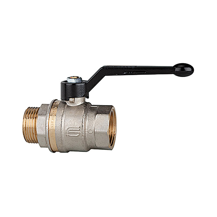 RIEGLER Ball valve standard type, full passage, IT/ET, G 1 1/4