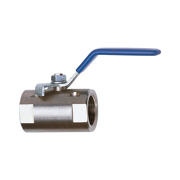 RIEGLER Stainless steel ball valve, 1-piece, Reduced passage, G 1