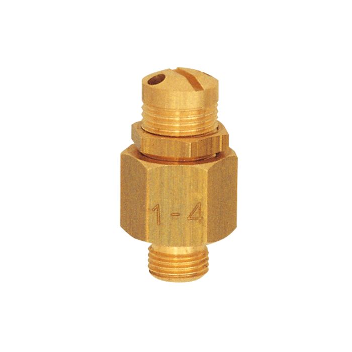 RIEGLER Mini-Abblasventil, Messing, G 1/4, Ansprechdruck 3,0 - 7,0 bar