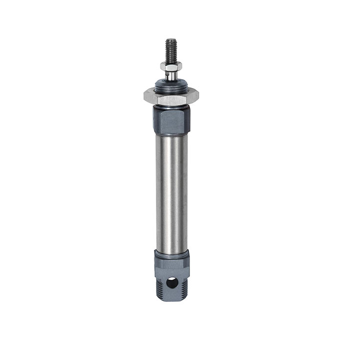 RIEGLER Round cylinder, single-acting, Piston Ø 12, Stroke 10, M5
