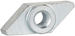 RIEGLER Threaded plate for the T-nut, for compact/standard cylinder, M3